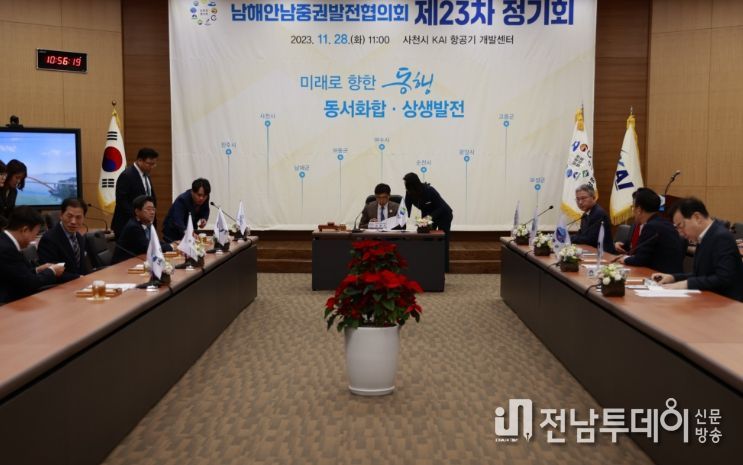 보성군-하동군, 한국 차산업의 세계화를 위한 자매결연 추진__2023.11.28. 남해안남중권발전협의회 제23차 정기회의