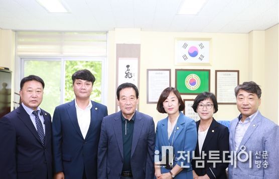 광주 남구의회 의장단 첫 외부 공식일정 시작