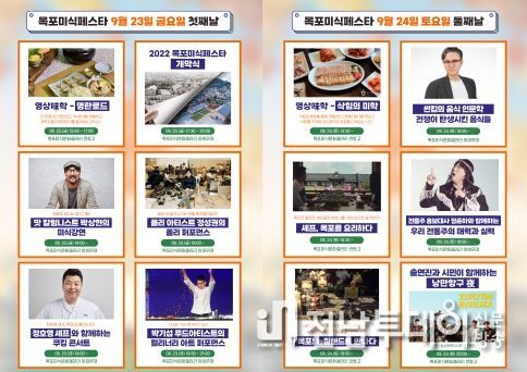 목포시, 목포미식페스타로 미식관광 새 지평연다