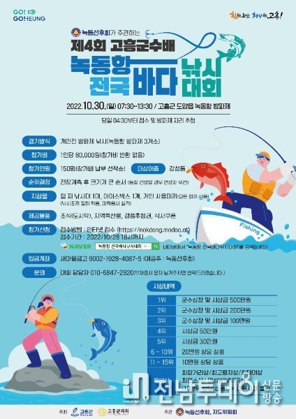 제4회 고흥군수배 녹동항 전국 바다낚시대회 개최