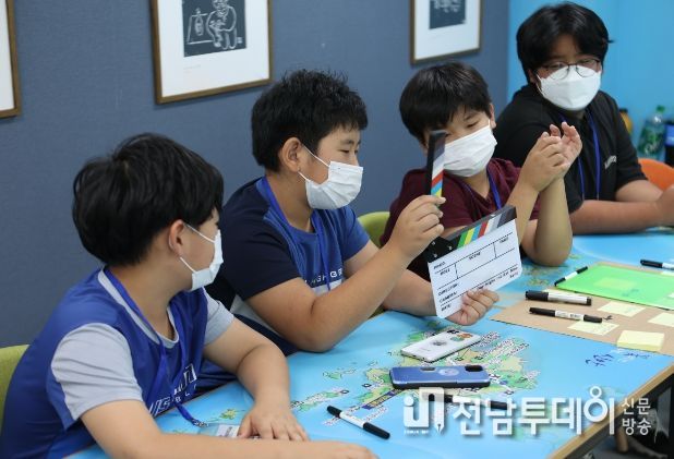 압해도 유튜브 교실 첫발