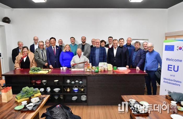 주한 유럽연합 대사단, 장성군 방문