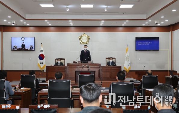 장흥군의회, 제278회 제2차 정례회 폐회...24건 안건 처리