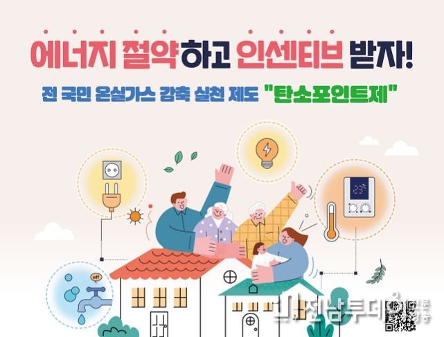 광양시, 5,743세대 탄소포인트제 인센티브 지급