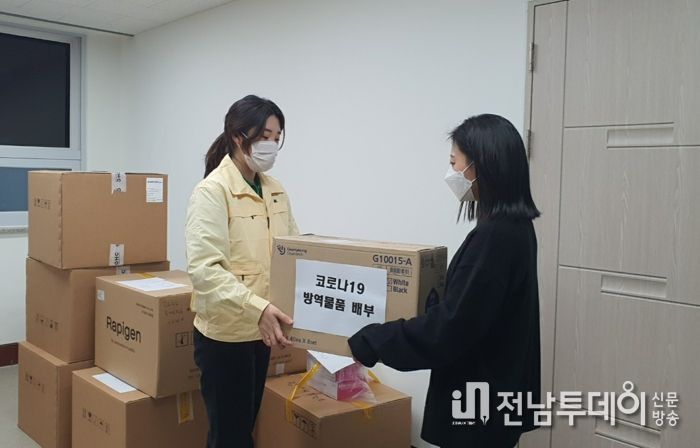 광양시, 경로당 333개소에 자가검사키트 배부