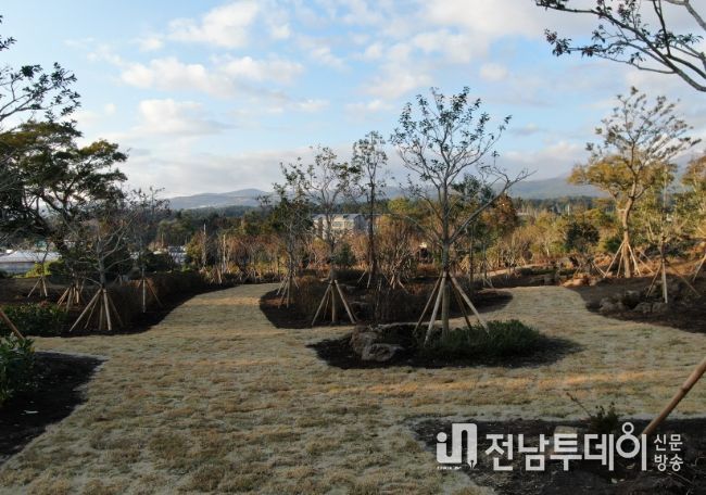 강창학공원 도시바람길숲 조성지