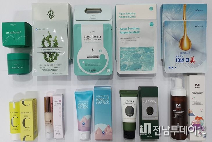 완도군 해양바이오연구센터, 해조류 활용 화장품 10종 개발 지원