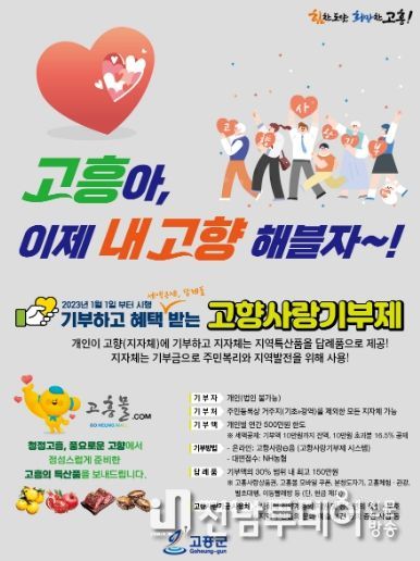 고흥군, 고향사랑기부자 최고의 예우로 모신다