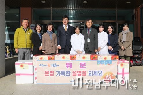 장흥군, “설 명절 따뜻하게” 사회복지시설 위문