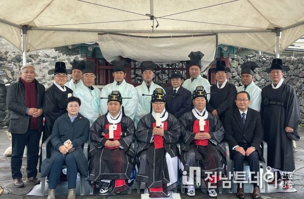 강병삼 제주시장, 2023년 제주특별자치도 해신제 참석
