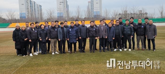 광양시, 광양시체육회와 동계전지훈련팀 현장 격려 방문
