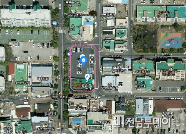 동홍 공영주차빌딩 위치도