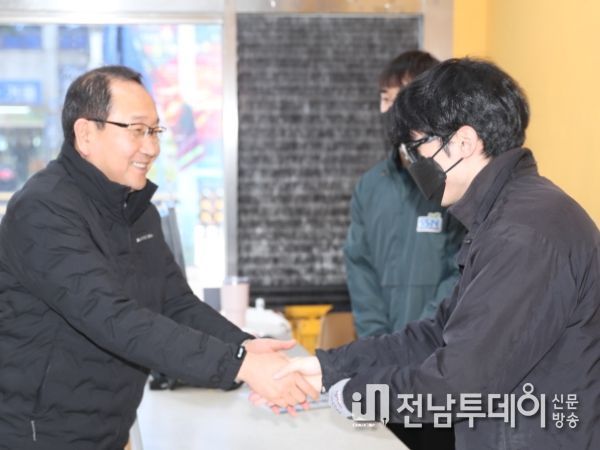 강병삼 제주시장, 사랑나눔 푸드마켓 뱅크 방문 격려