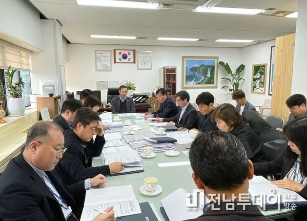 강정크루즈항 입항 준비 점검회의