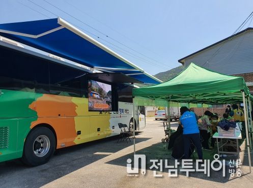 ‘찾아가는 전남행복버스’ 구례군 간전면 금산마을 방문