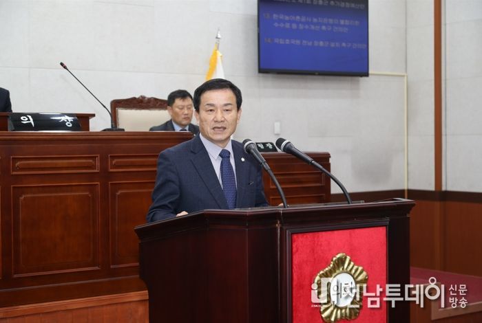 장흥군의회 김기용 의원, 한국농어촌공사 불합리한 수수료율 개선 촉구