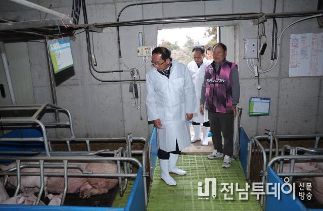 강병삼 제주시장, 양돈밀집지역(한림․상명) 현장 점검