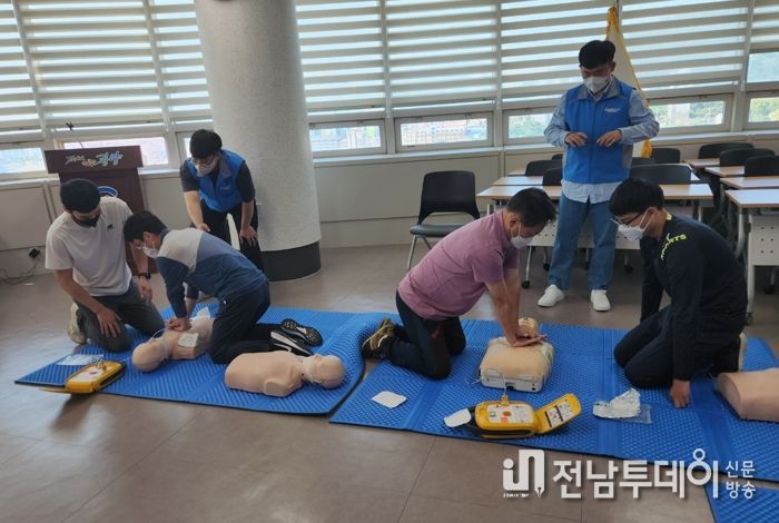 광양시, 생명을 살리는 ‘4분의 기적’ 교육 실시