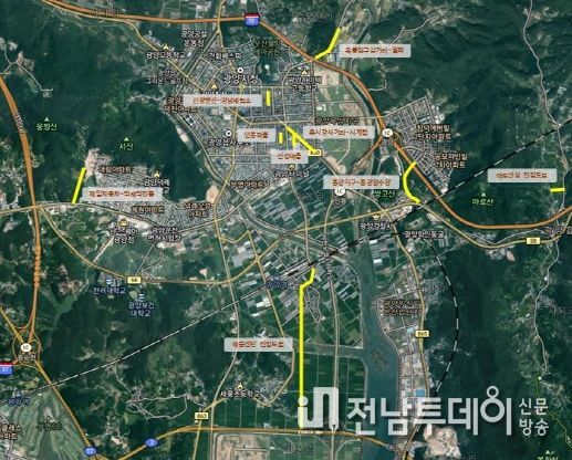 광양시, ‘광양읍 도로가 달라진다’ 주요 간선도로 개설 본격 추진