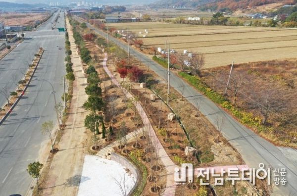 장흥군, ‘2050 탄소중립 실천’ 미세먼지 차단숲 조성