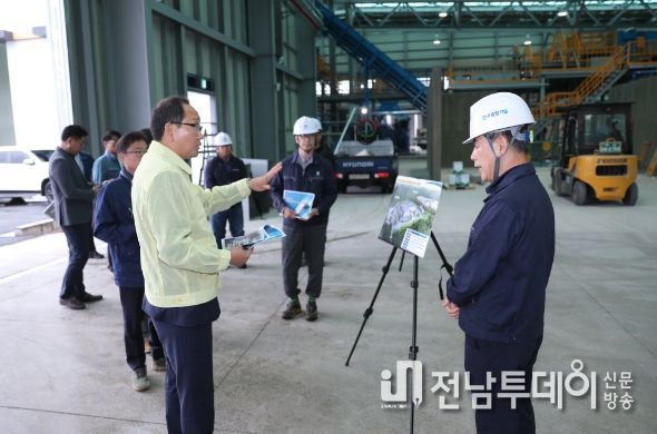 강병삼 제주시장, 동복 광역폐기물처리시설 현장 방문