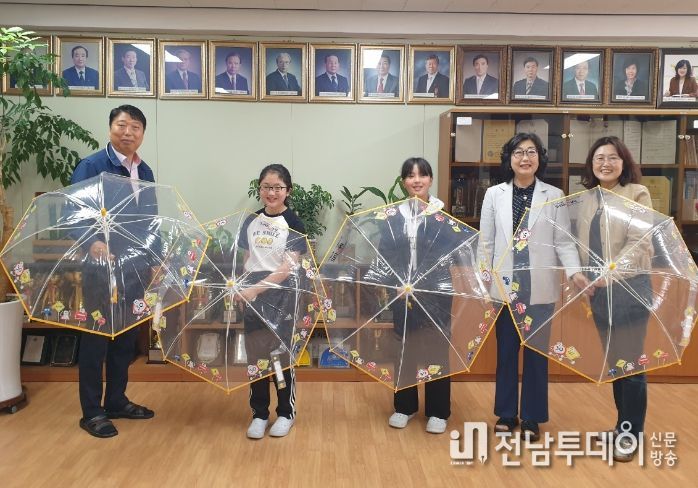 투명우산 나눔식