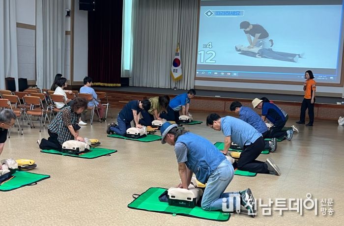광양시, 물놀이 안전관리요원 교육 실시