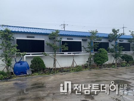 폭염대비 쿨링패드 설치 전경