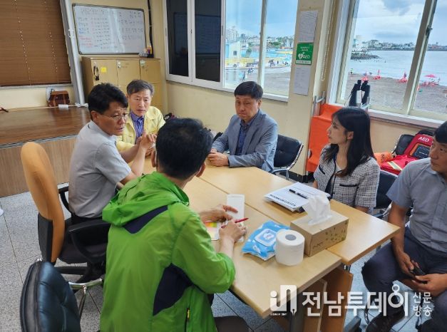 해양수산과)부시장님해수욕장방문