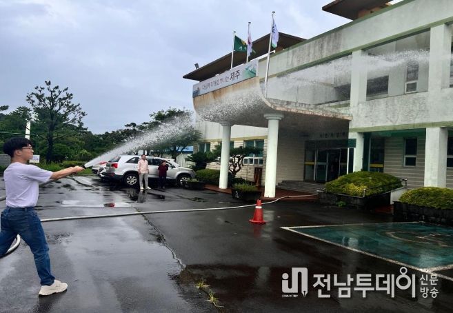 옥내소화전설비 사용훈련