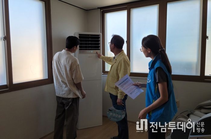 고흥군 도화면, 혹서기 경로당 안전 점검 나서