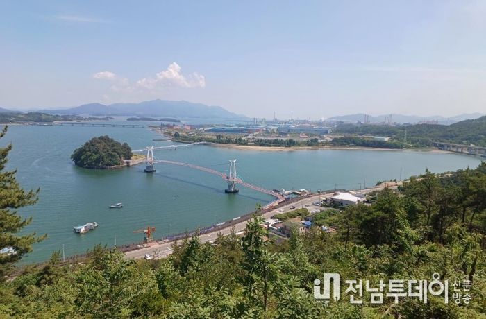 광양시, ‘망덕산~배알도’ 집라인 설치 사업 ‘재개’