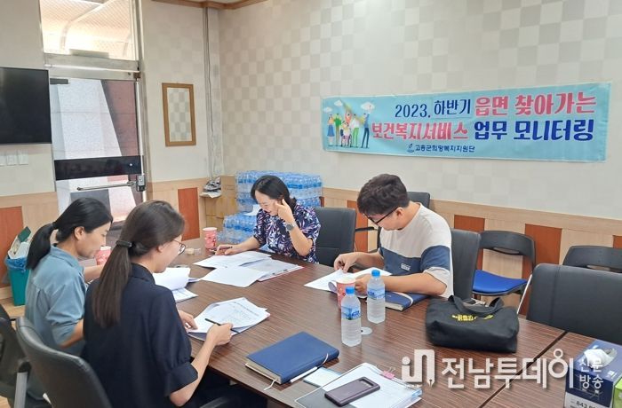 고흥군, 군민을 위한 복지체감도 향상 모니터링 실시