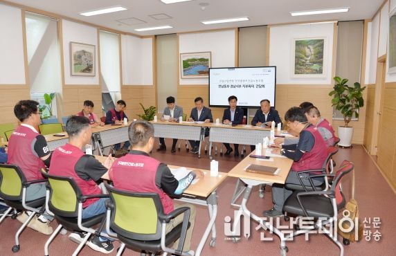 광양시의회, 전국플랜트건설노조 관계자 간담회 개최