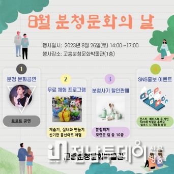 고흥분청문화박물관, 군민과 함께하는 ‘8월 분청문화의 날’ 행사 개최