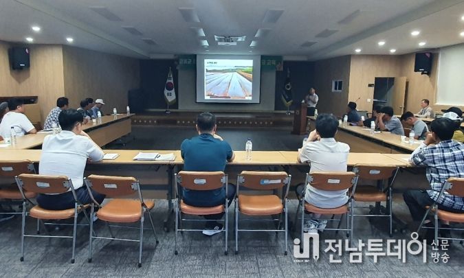 양파재배 전 과정 기계화를 위한 육묘 교육