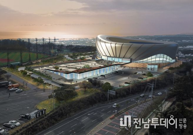 서귀포시 종합체육관 조감도