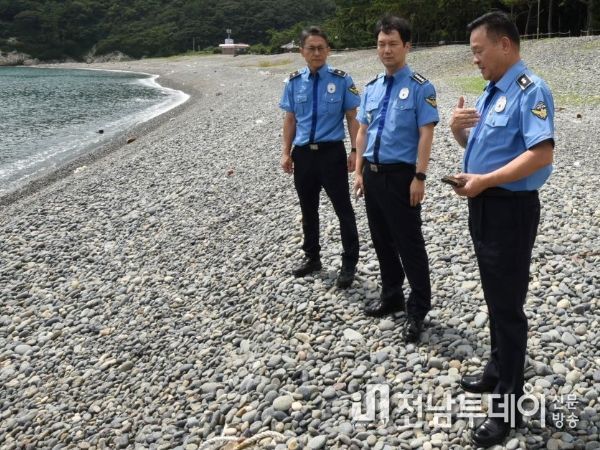 완도해경, 폐장 해수욕장 “막바지 피서객 안전주의 당부”