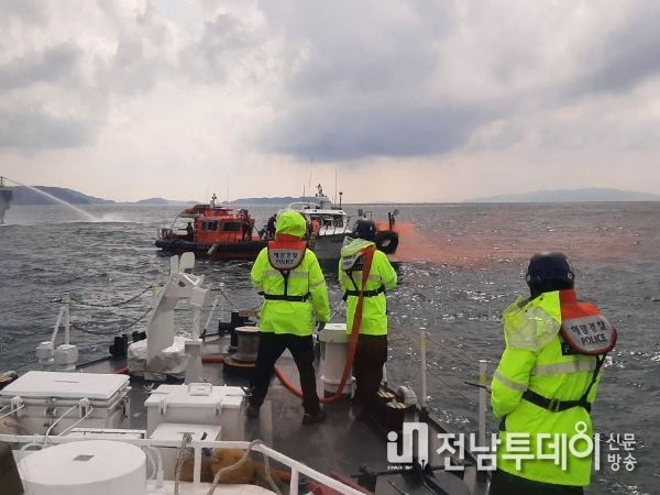 완도해경, 수난대비기본훈련 실시로 구조역량 높이다