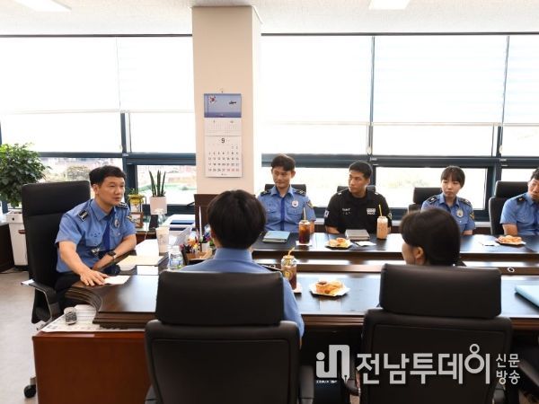 완도해경, 신임직원 “온보딩 간담회” 열GO, 소통海