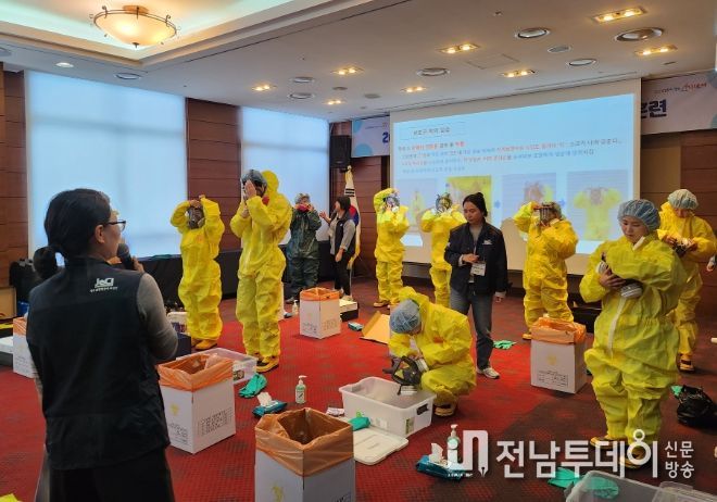 생물테러 대비대응 대규모 도상훈련