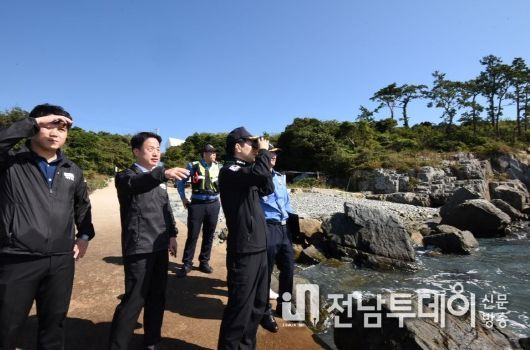 완도해경, 밀입국 등 해양국경범죄 사전 차단을 위한 현장점검 나서