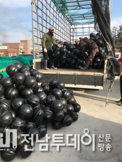 해남군 인증부표 보급으로 스티로품 부표 제로화‘박차’