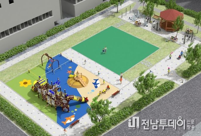 화북동 제1-80호 어린이공원 조감도