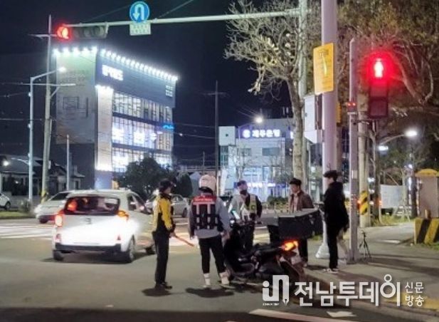 불법이륜자동차 유관기관 합동지도단속