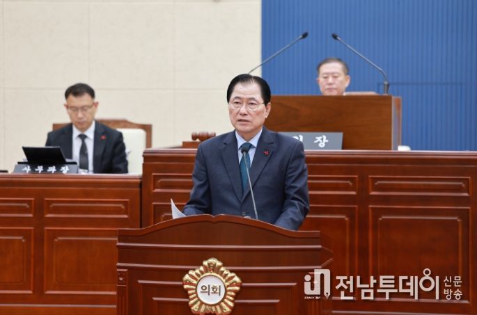 신우철 완도군수, 시정 연설 통해 내년도 7대 핵심 과제 제시