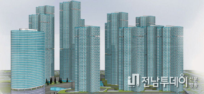 황학동중앙시장 일대에 건설될 인스파이어 엠시티 조감도