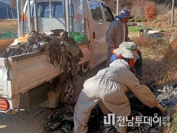 영농폐비닐 집중수거로 청정 보성군 만든다