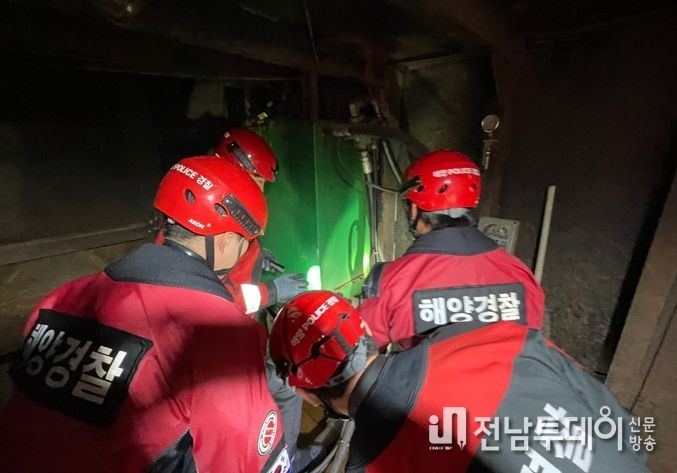 진도대교 인근해상, 부선 좌초..승선원 및 안전상태 확보