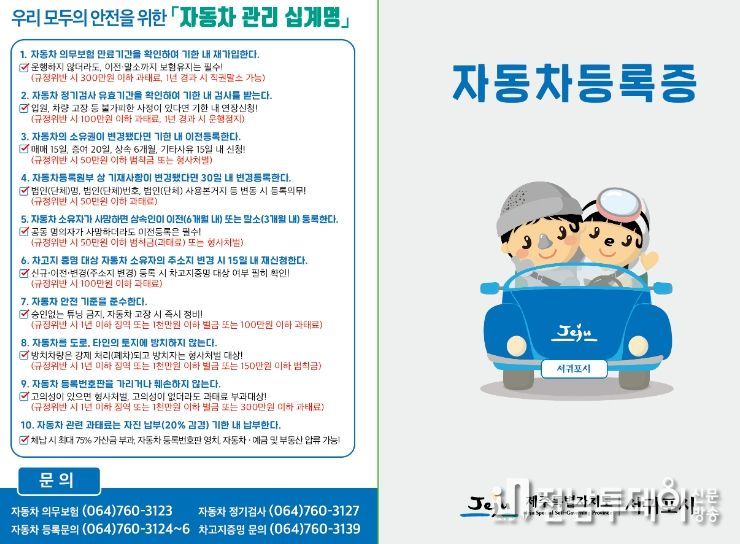 자동차등록증 케이스 이미지
